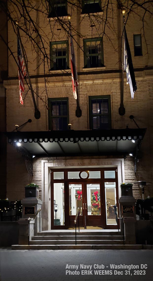 The Army Navy Club in DC Doors