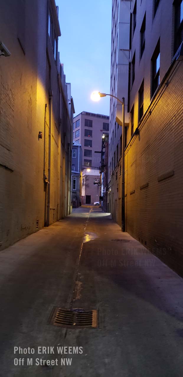 Alley off M Street NW Alley off M Street NW