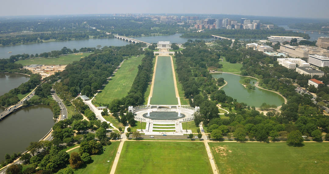 Washington DC from the air
