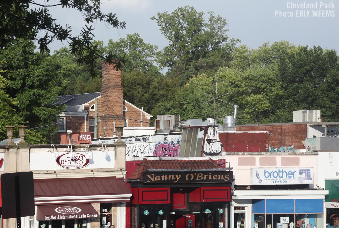 Retail rooftops of Cleveland Park Retail rooftops of Cleveland Park