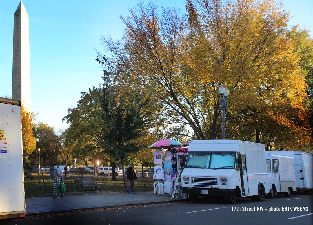 Food trucks on 17th Street NW - click image to enlarge Food trucks on 17th Street NW