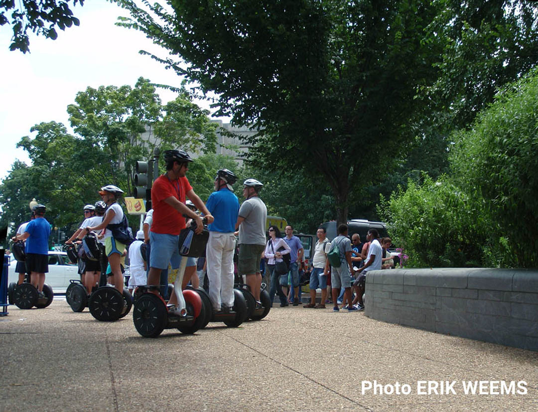 Sedgeway tourist corps in Washington DC