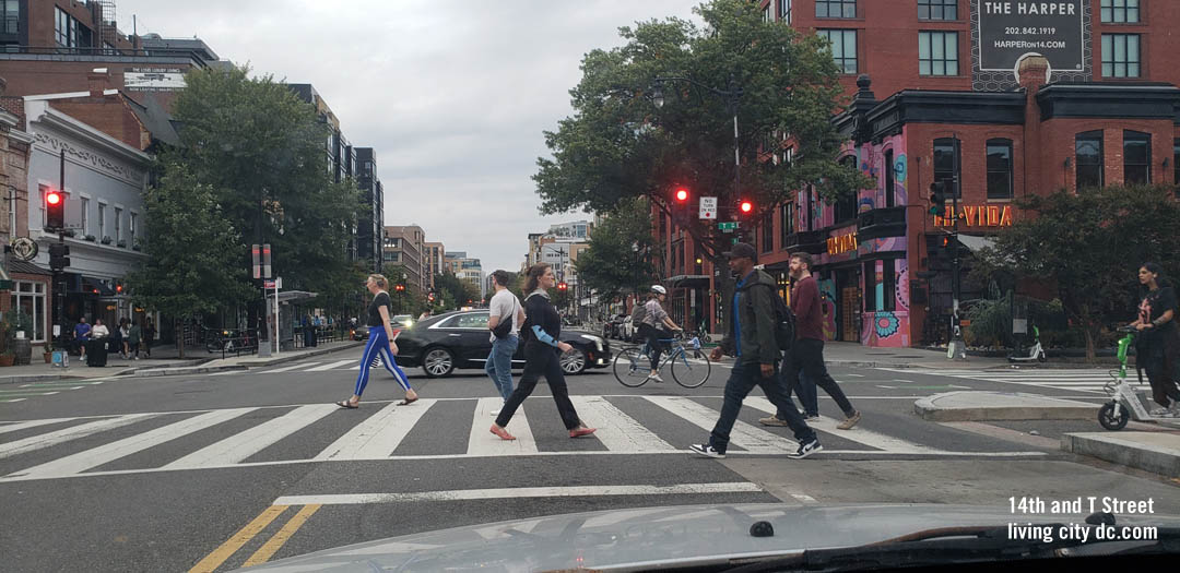 At 14th street and T NW Washington DC At 14th street and T NW Washington DC