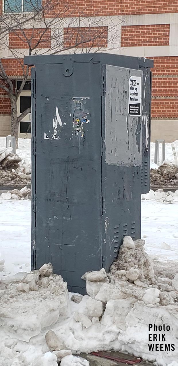 Communication utility cabinet in Washington DC