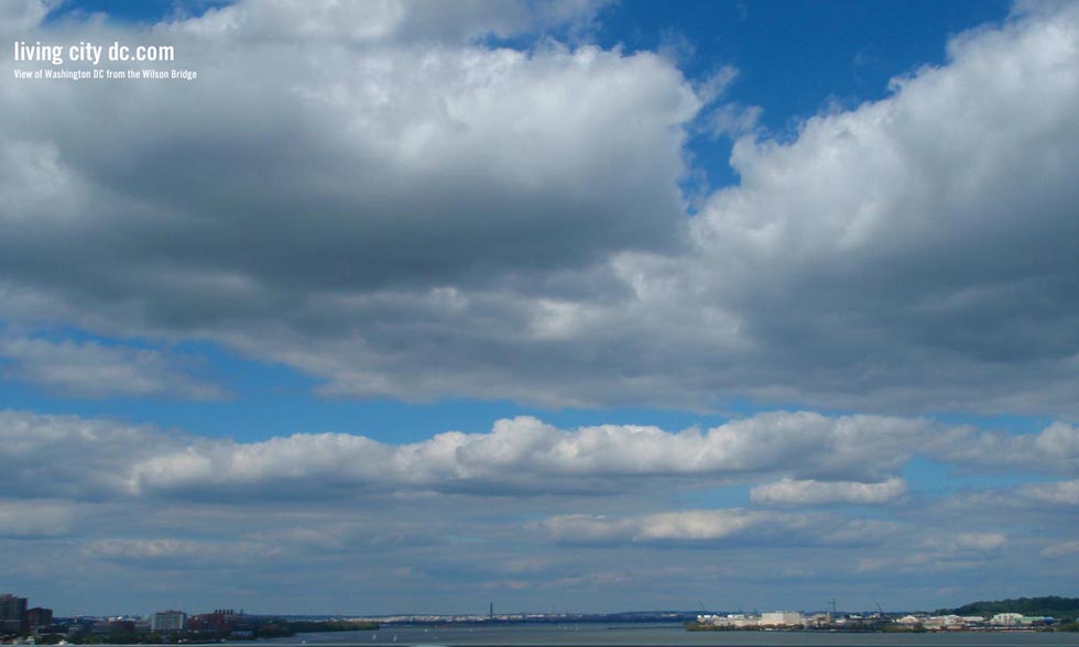Wilson Bridge view of Washington DC