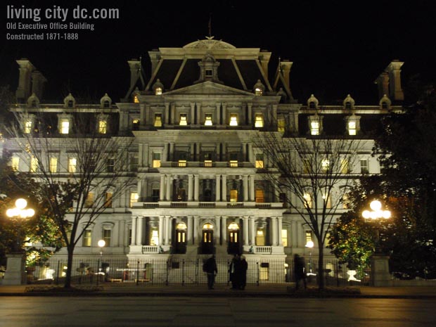 Night Time Old Executive Office Building - Eisenhower Building Night Time Old Executive Office Building - Eisenhower Building