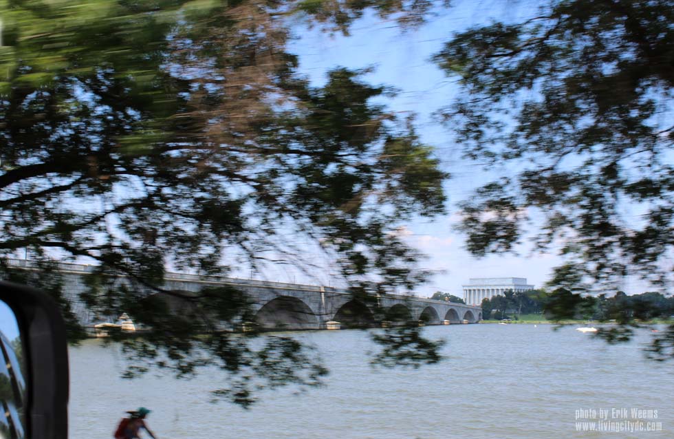 Memorial Bridge and Lincoln Memorial in Washington DC