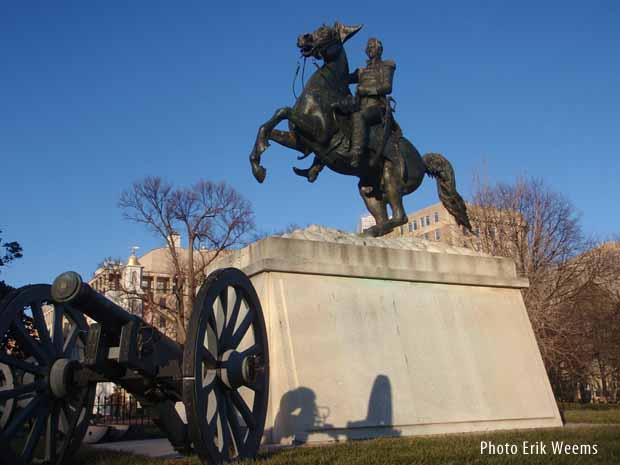 Lafayette Park Statue Jackson