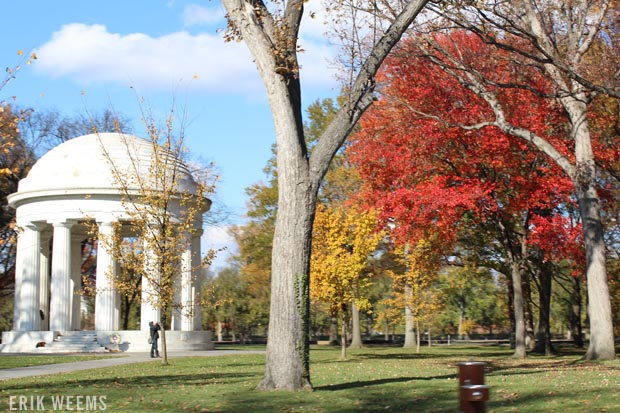 World War One Memorial - Autumn