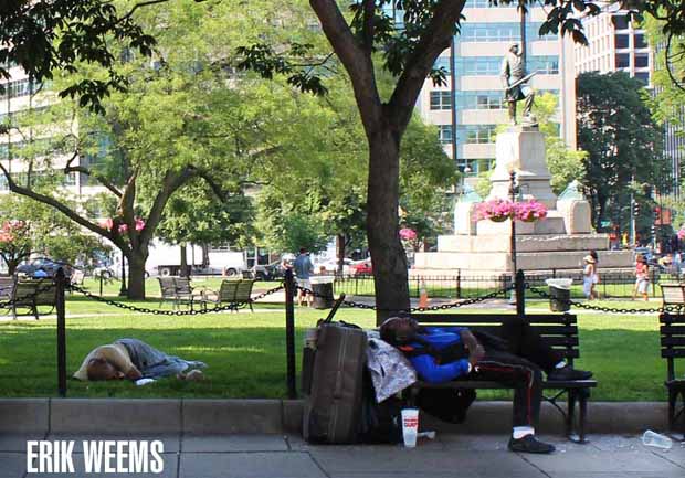 Farragut Park Homeless Photo by Erik Weems
