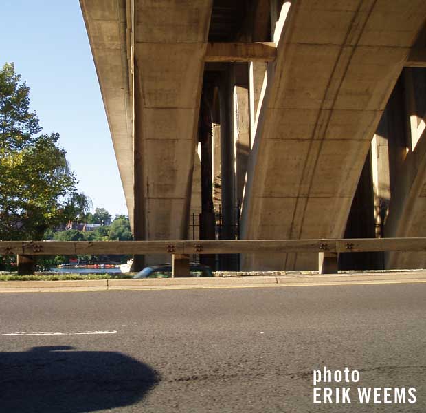 Beneath Key Bridge from George Washington Parkway