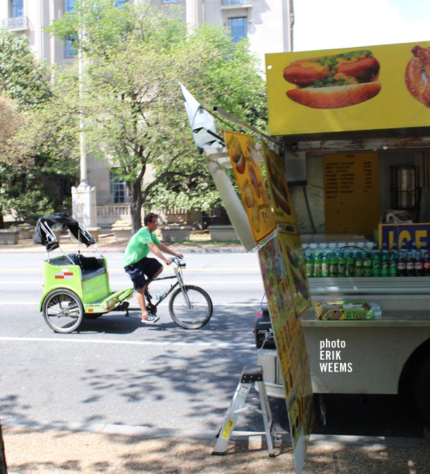 Bike taxi in Washington DC