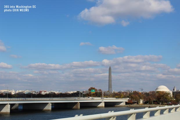 395 into Washington DC