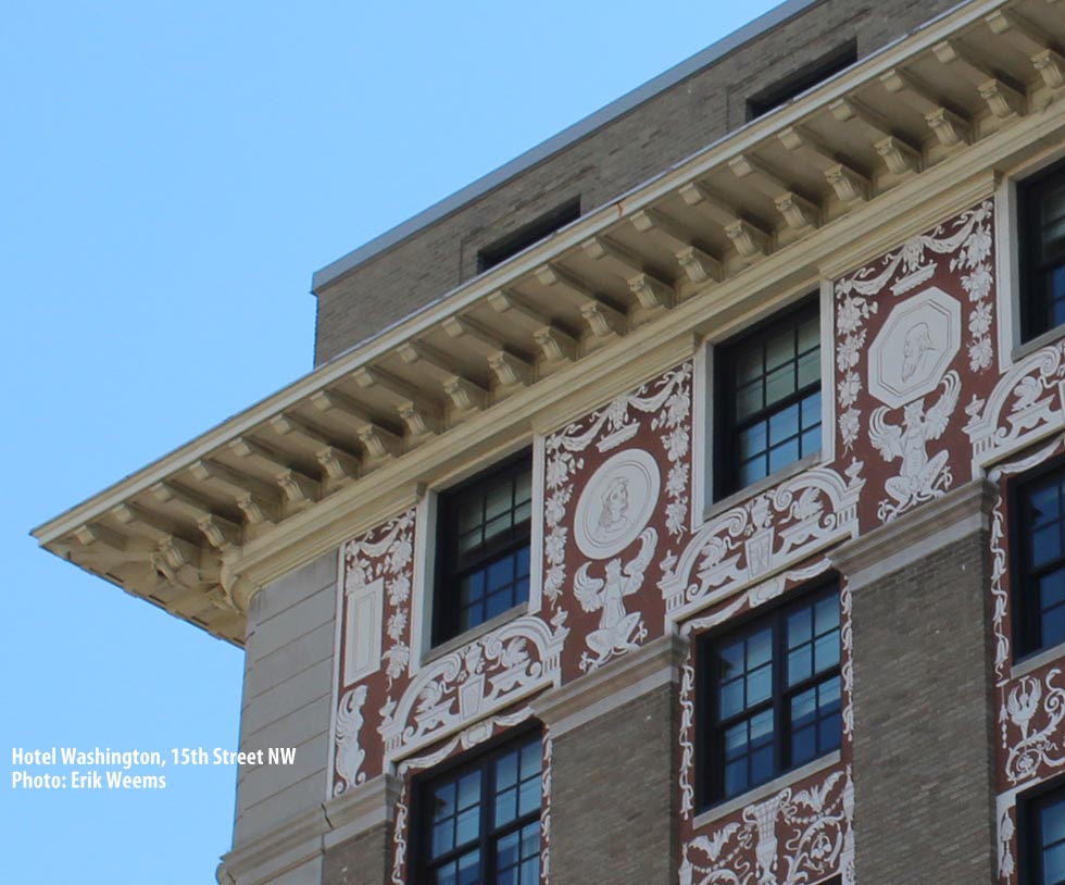 Roof decoration - Hotel Washington 15th Street