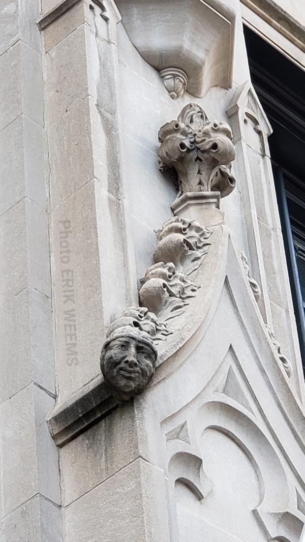 Gargoyle Head at Barr BUilding Washington DC
