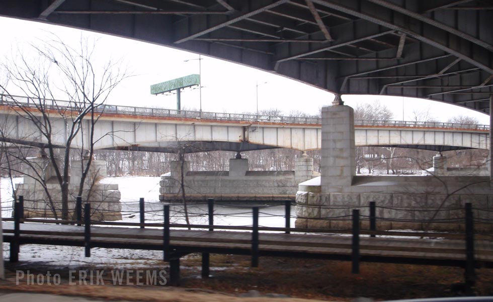 Under Bridges in DC snow 