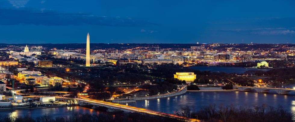 Washington DC aerial