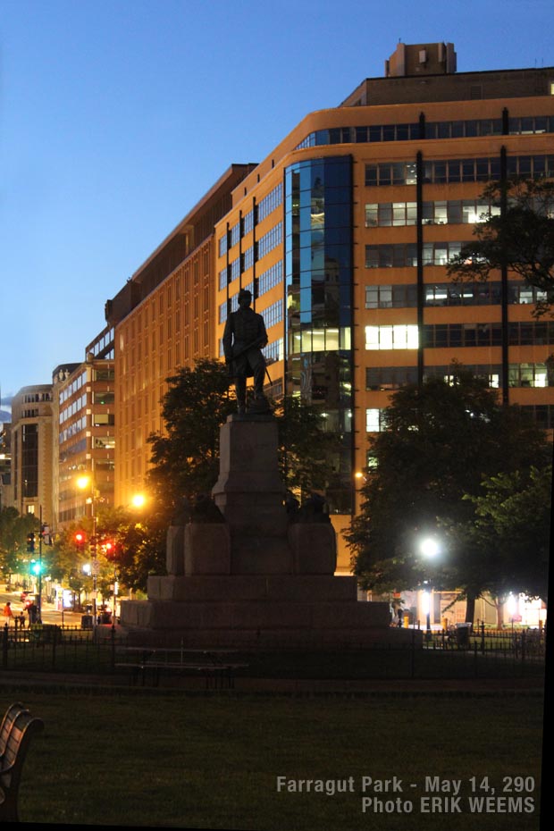 Farragut Park at Night