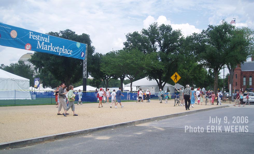 Festival Marketplace Washington DC National Mall 2007 July