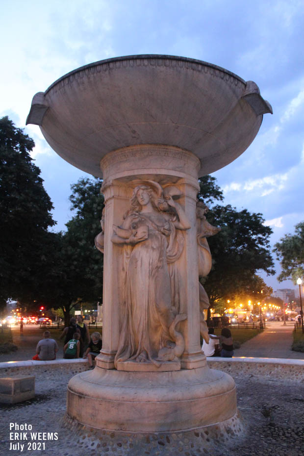 Dupont Circle Washington DC without water