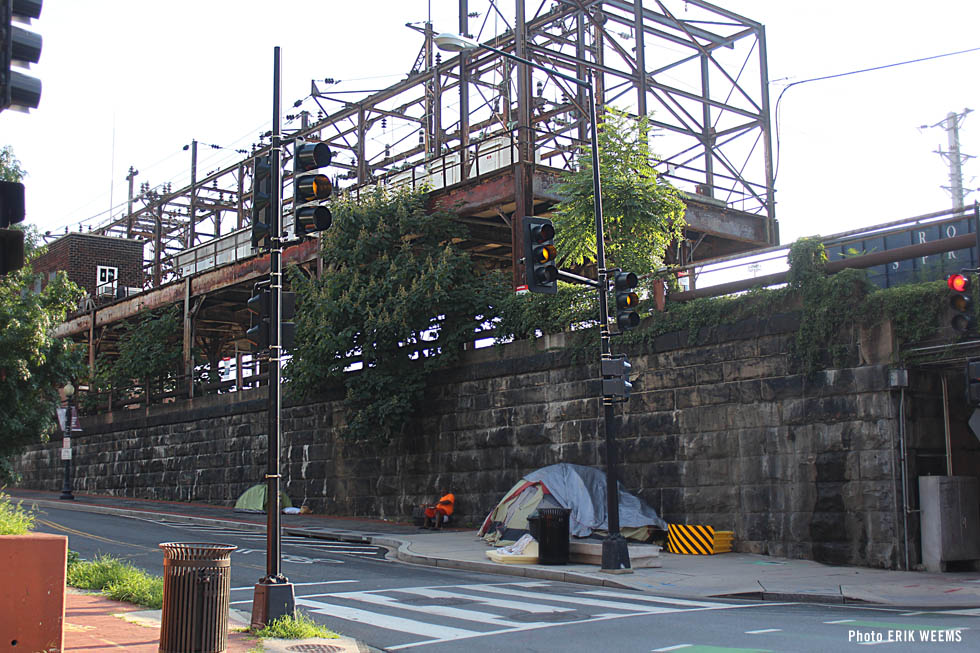 K Street and Amtrak overpass