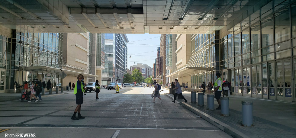 Convention Center underbridge