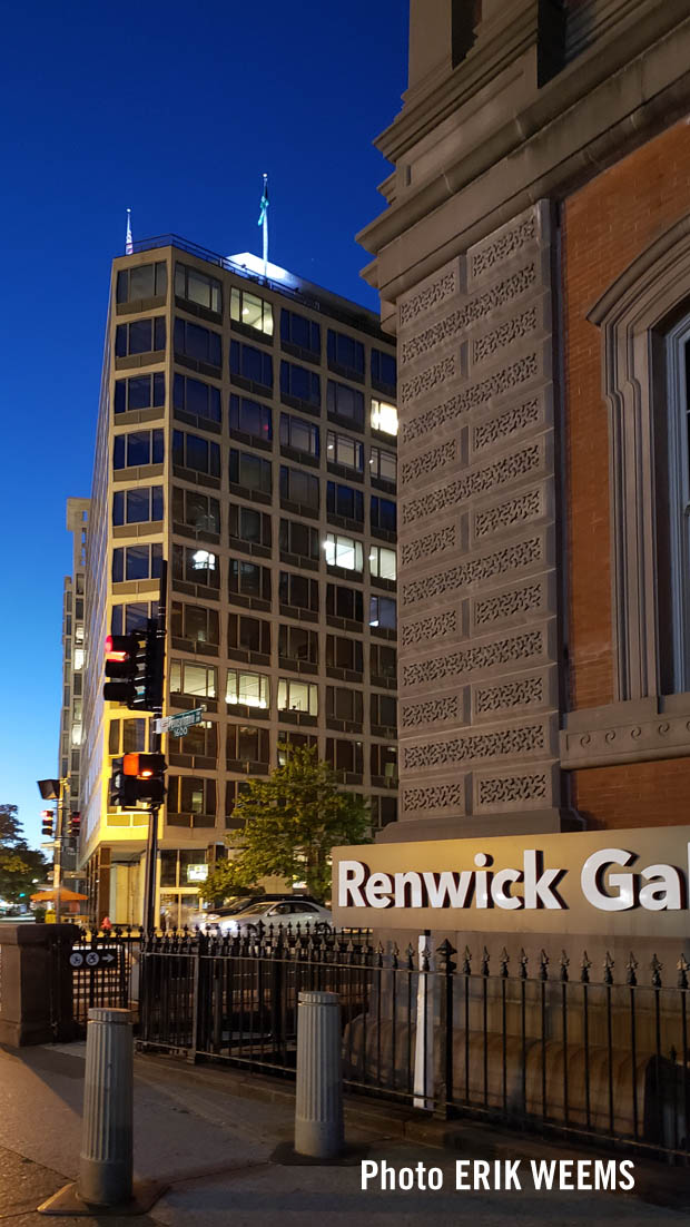 Renwick Gallery at corner 17th Street NW