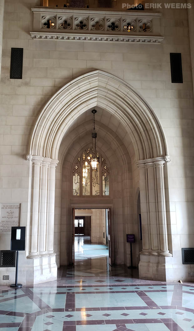 Door way in national Cathedral