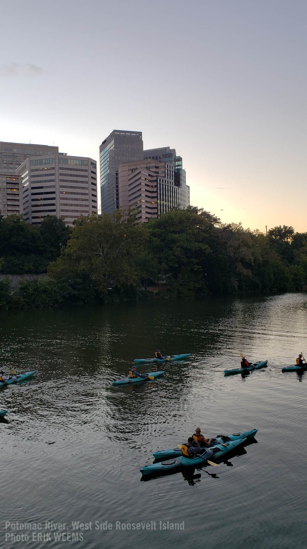Canoes on the Potomac River