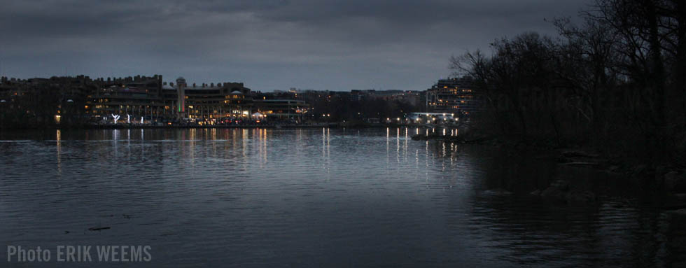 Waterfront DC along Potomac near Key Bridge