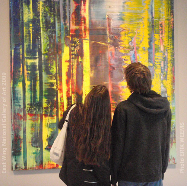 On the wall at the East Wing National Gallery of Art