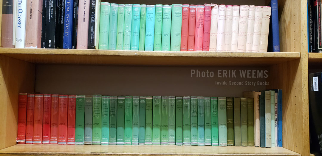 Inside Second Story Books in Washington DC