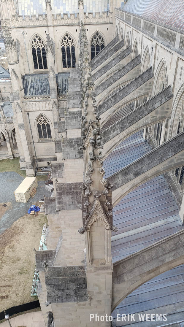 Seen from above National Cathedral