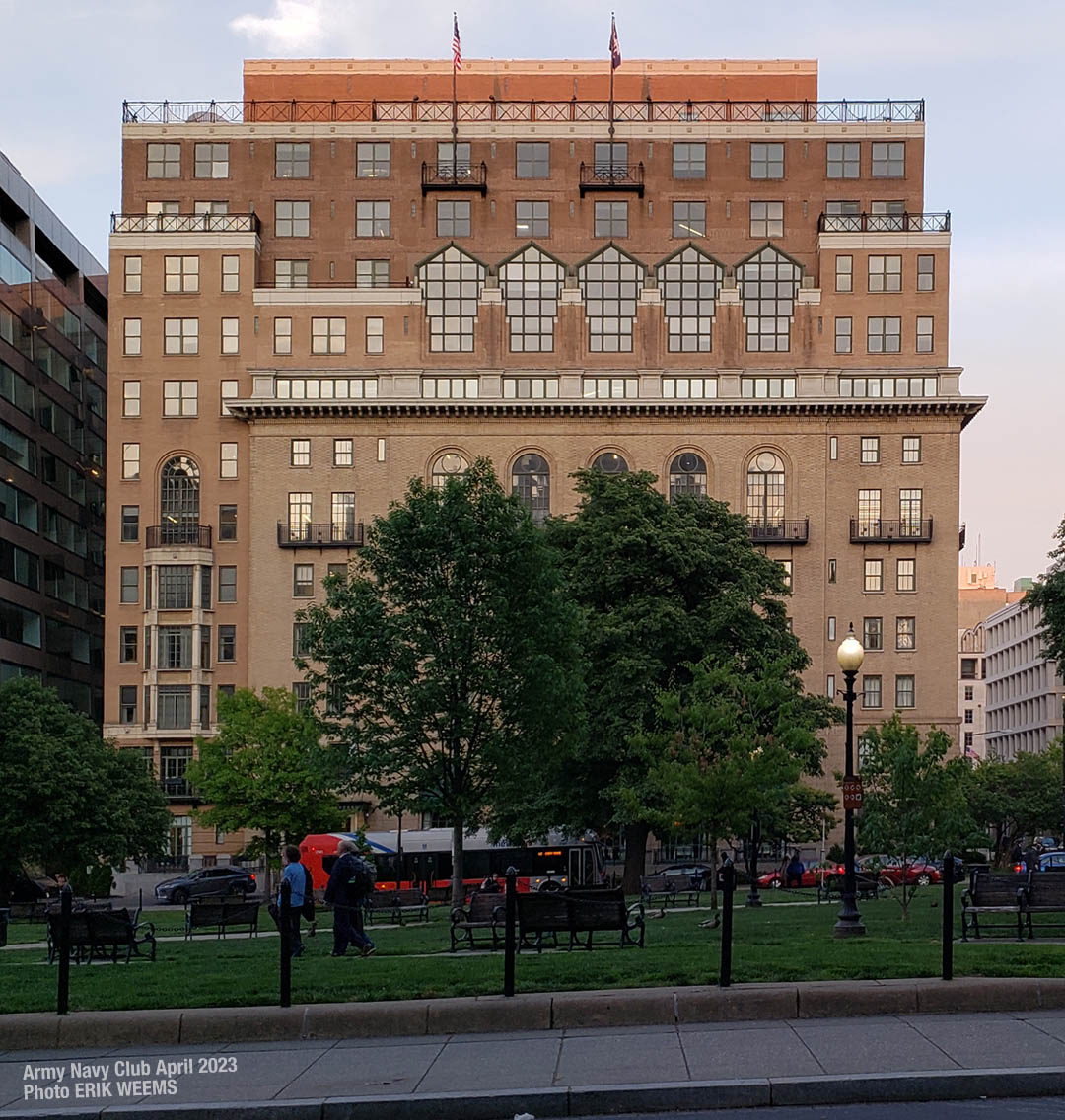Army Navy Club at Farragut Sqaure Park