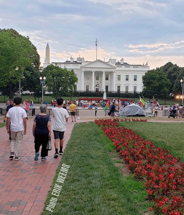 At the White House