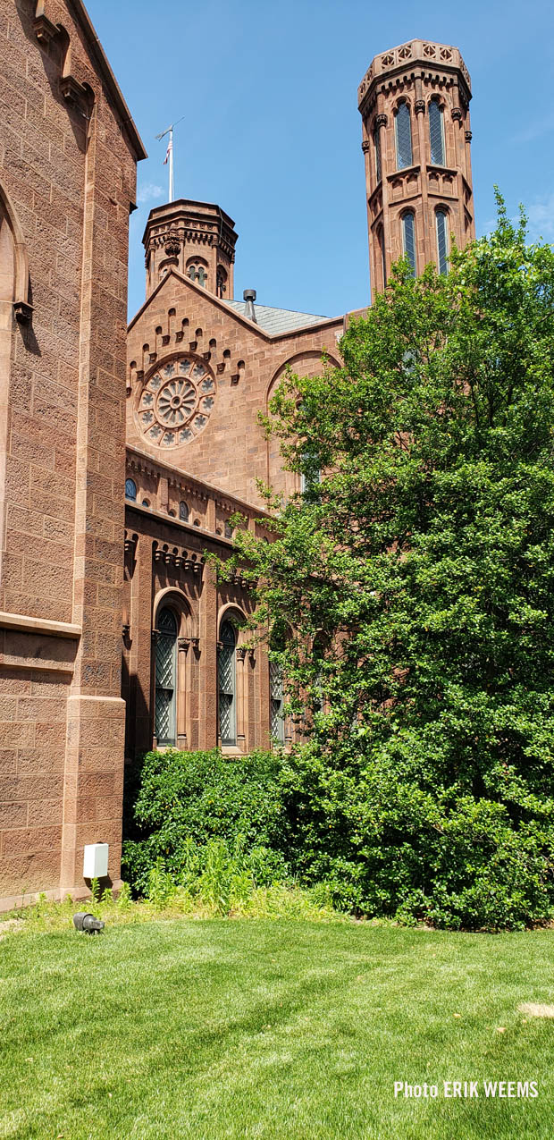In the Garden looking to the Smithsonian Castle In the Garden looking to the Smithsonian Castle