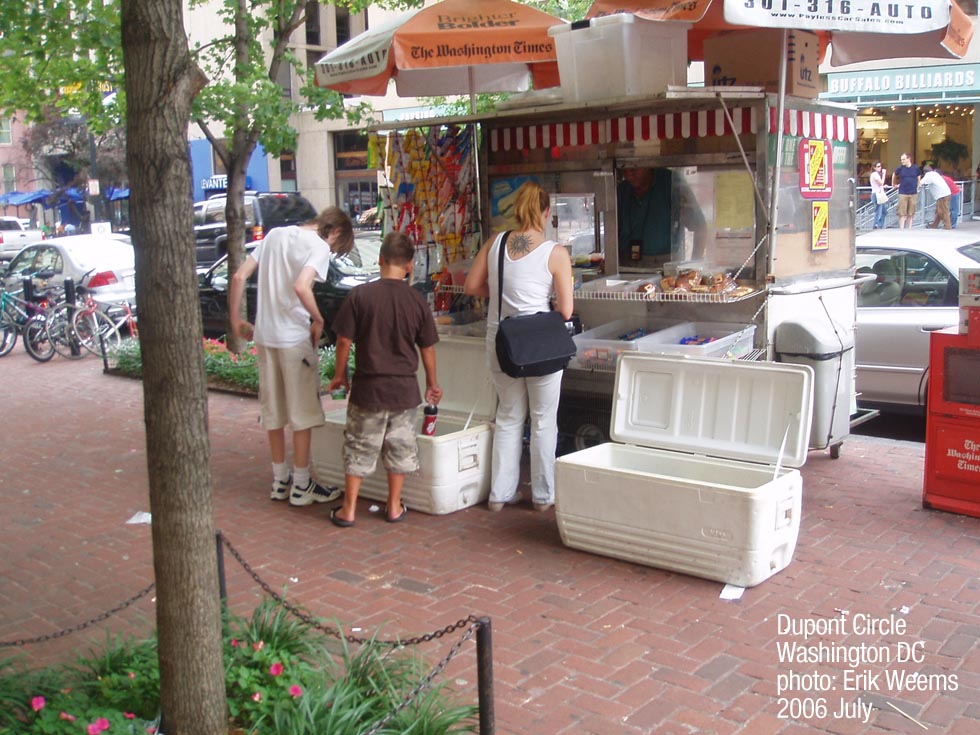 Washington DC Kiosk Dupont Circle